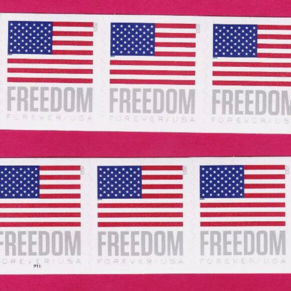 2023 USA Forever U.S. Flag - Booklet of 1000 Mint Stamps - Picture 3 of 3